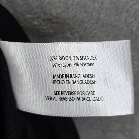 Womens The Limited Black Sleeveless Midi Dress Rayon Spandex Blend Size XXL - Picture 5 of 9